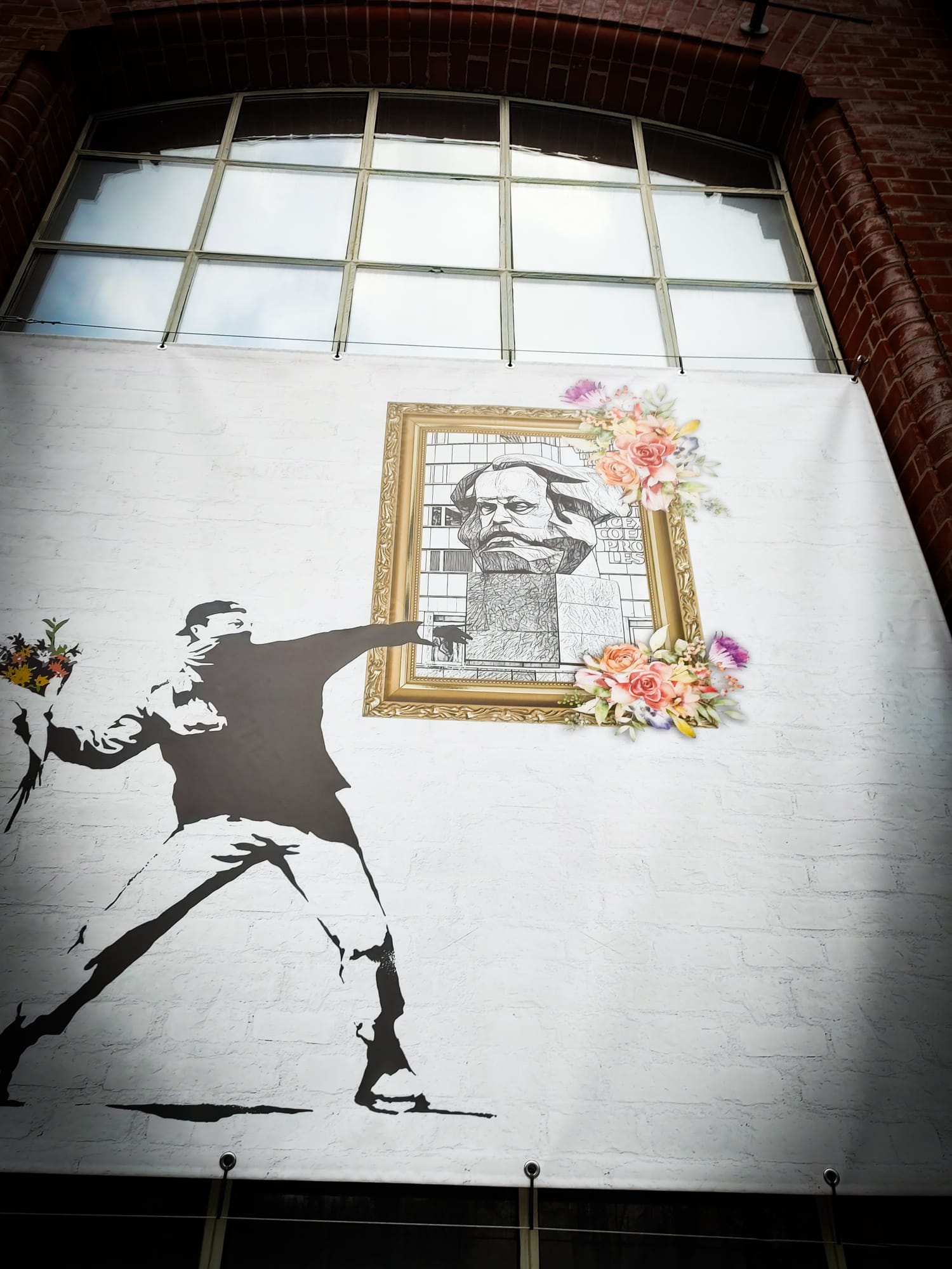 Besuch der Banksy-Ausstellung